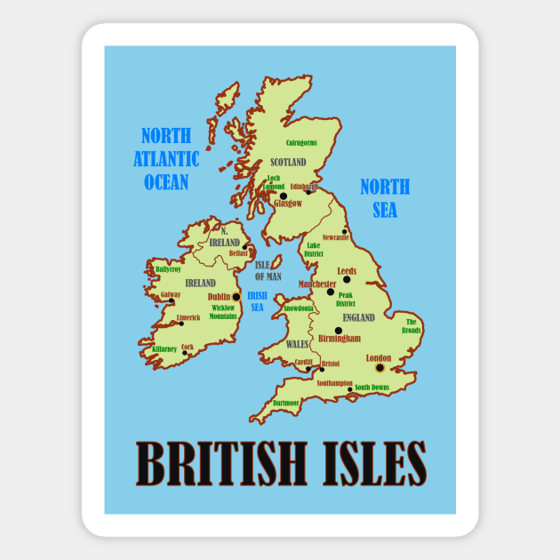 British Isles Magnet by Pr0metheus